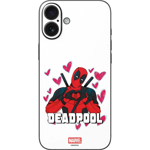 Marvel Deadpool Legacy Deadpool Love iPhone 16 Plus Skin